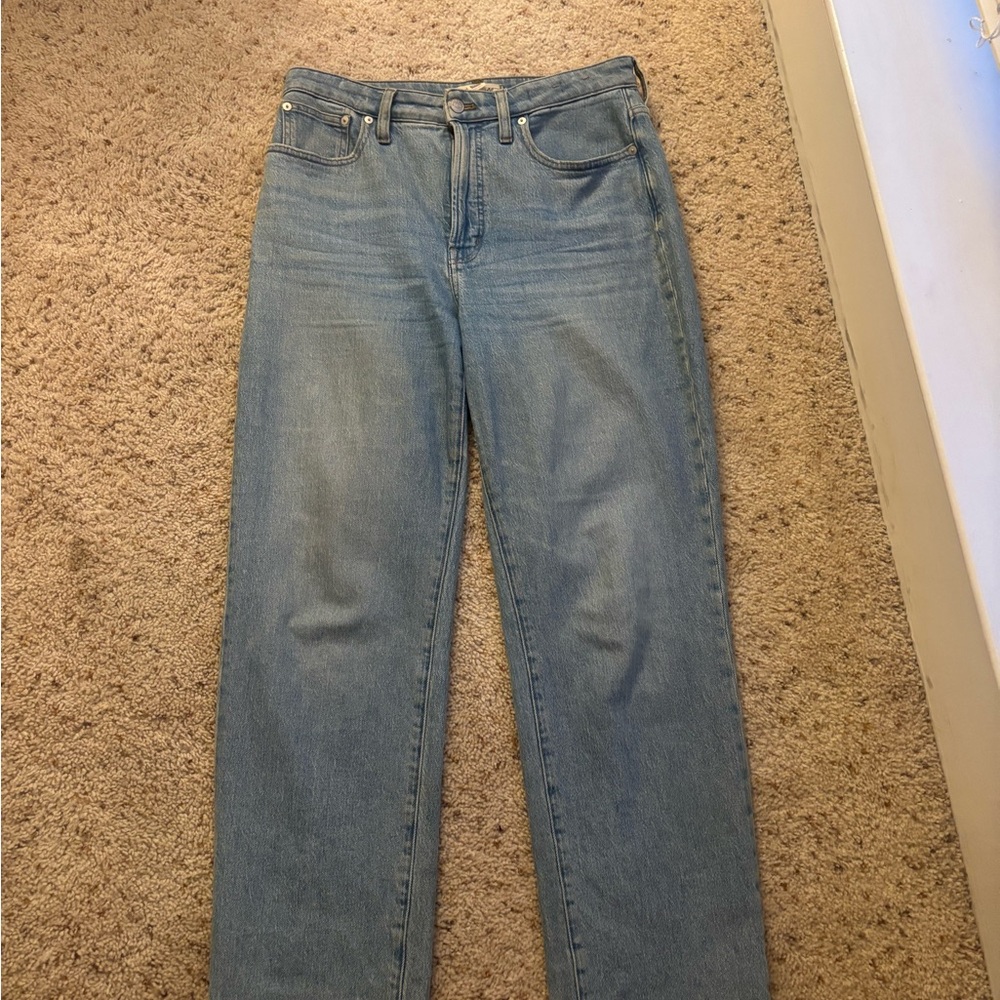 Madewell Light Blue Straight Leg Jeans